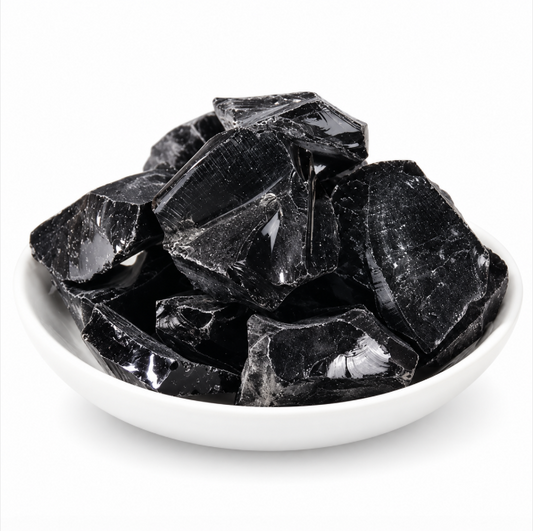 Natural Obsidian Fragrance Stones – Black Crystal Aroma Diffuser Rocks for Home Decor & Essential Oil Scenting