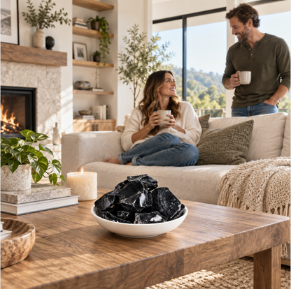 Natural Obsidian Fragrance Stones – Black Crystal Aroma Diffuser Rocks for Home Decor & Essential Oil Scenting